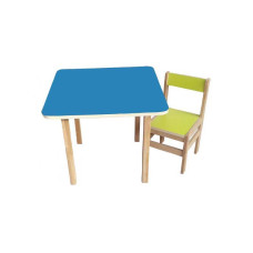Столик со стульчиком Sofia (blue/green)